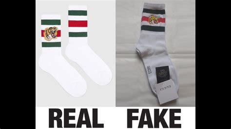 gucci tiger socks fake vs real|gucci socks real.